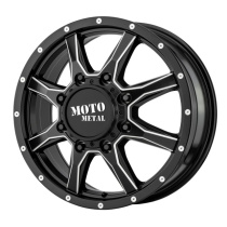 Moto Metal Mo995 17X6.5 ET111 8X210 154.30 Satin Black Milled - Front Fälg